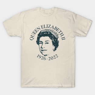 queen elizabeth 1926-2022 T-Shirt